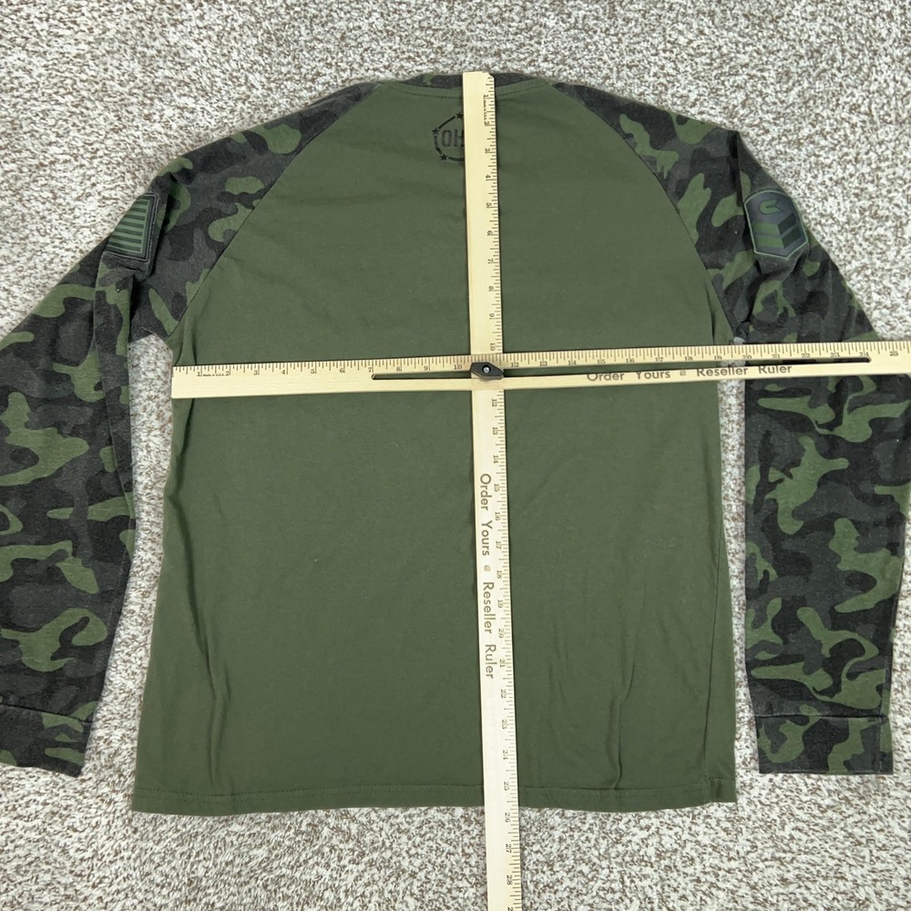 UCF Knights Shirt Mens Large Green Camo NCAA Football Colosseum Athletics - Picture 6 of 8